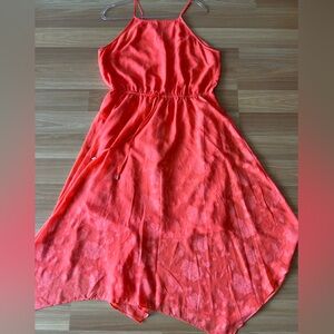 a.n.a Bright Coral Spaghetti Strap Dress XL